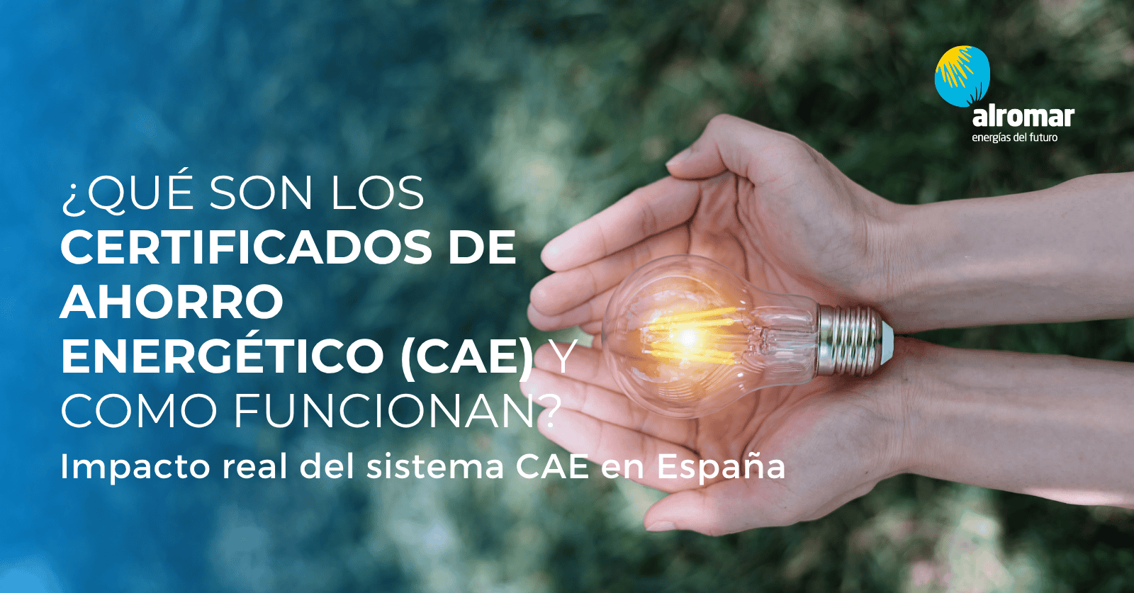 Inicio 26 Certificados de Ahorro Energético (CAE): qué son, cómo se obtienen y beneficios | Alromar Energía