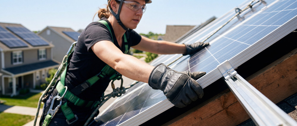 medidas de paneles solares